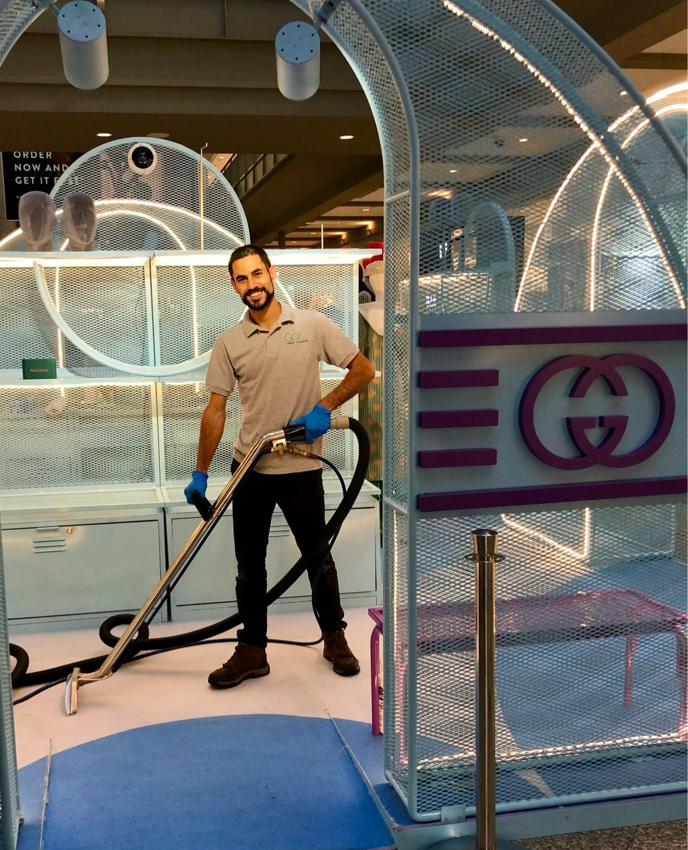 GO Carpet Cleaning team at work